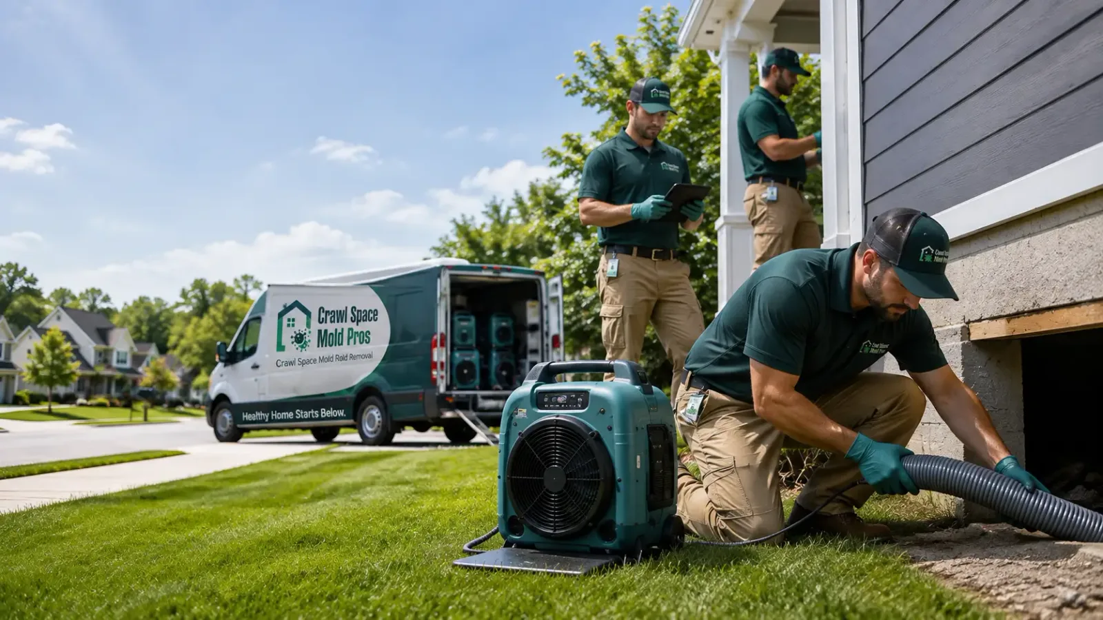 Crawl Space Mold Removal in Panama, IL